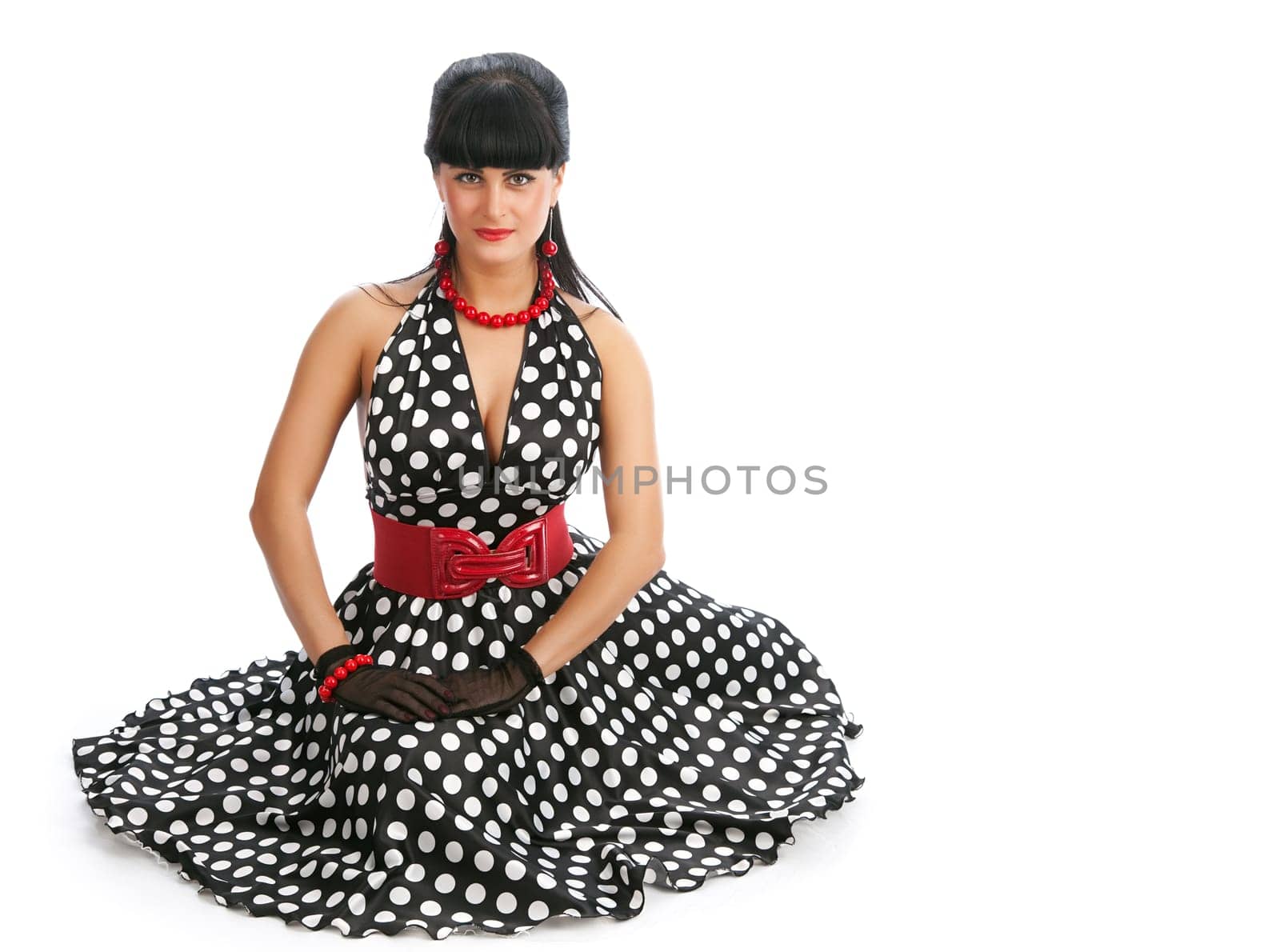 Beautiful young dancer, 80&#039 s style