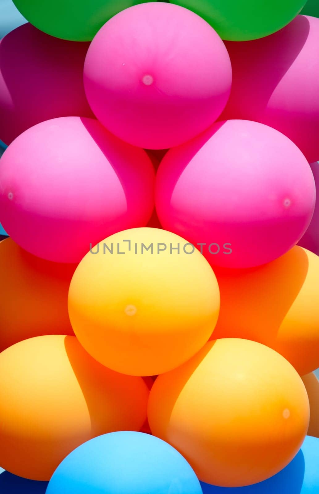 Colourful air balloons. 117-th Birthday City, Novosibirsk, June 2010