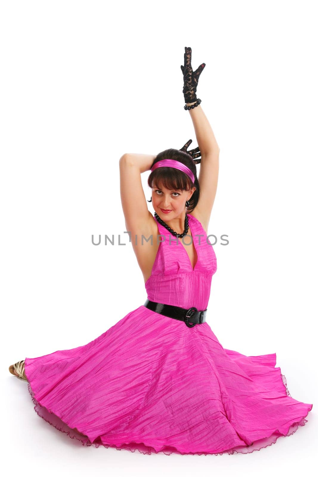 Beautiful young dancer, 80&#039 s style