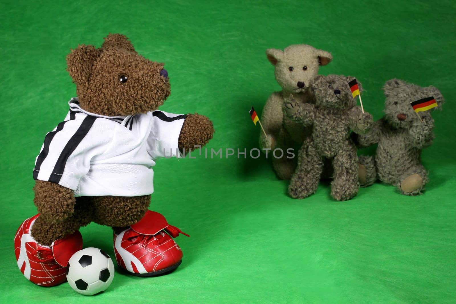 Footballers with fans