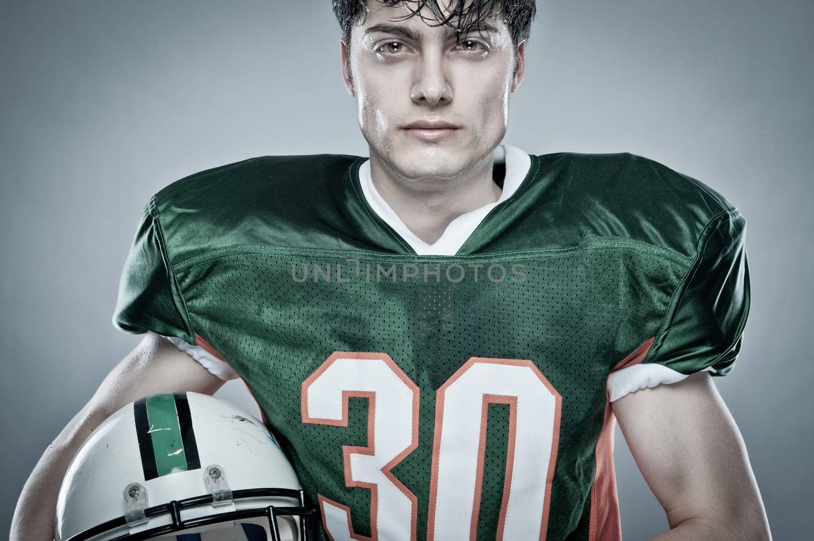 Young American Football Player