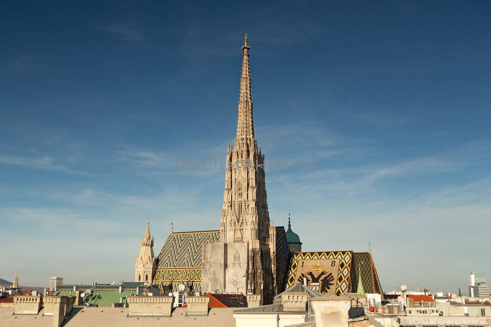 St. Stephen's Cathedral Vienna,landmark in the center of the city