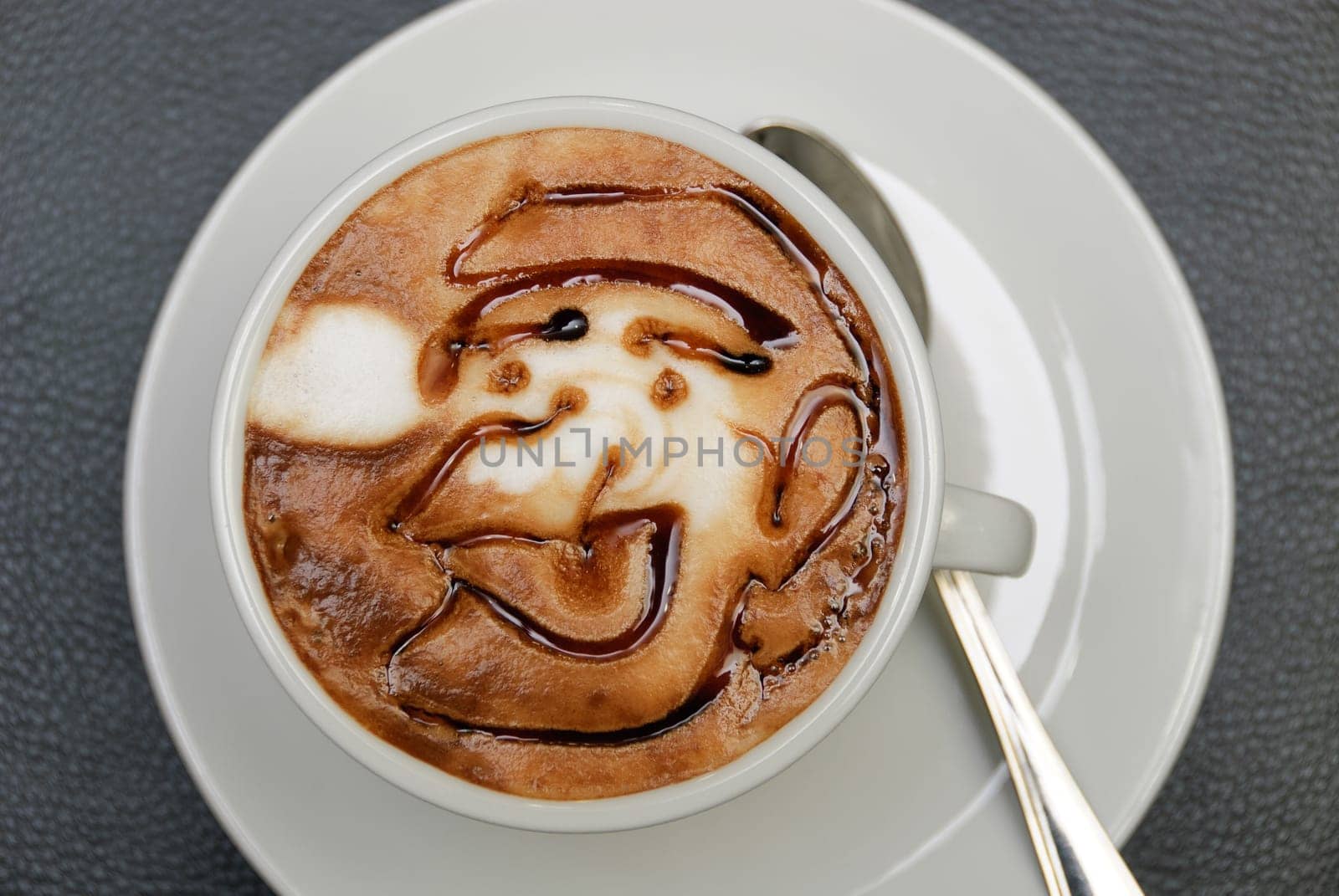 Epiphany designed with cappuccino with caramel