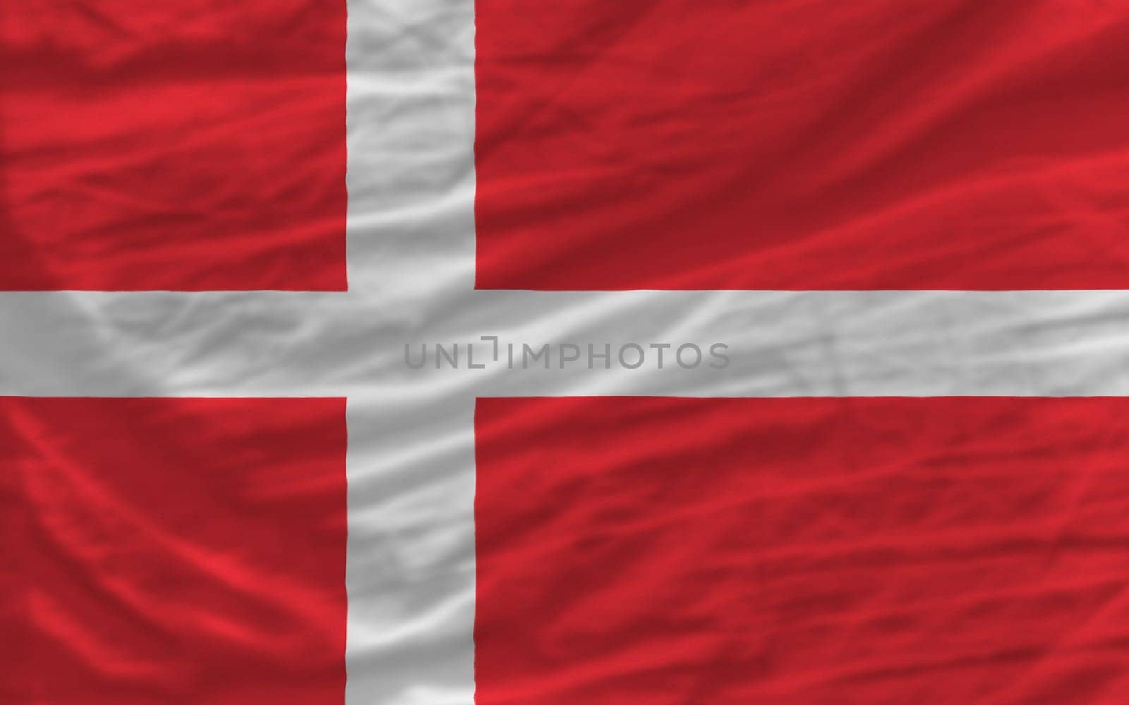 complete national flag of denmark covers whole frame, waved, crunched and very natural looking. It is perfect for background