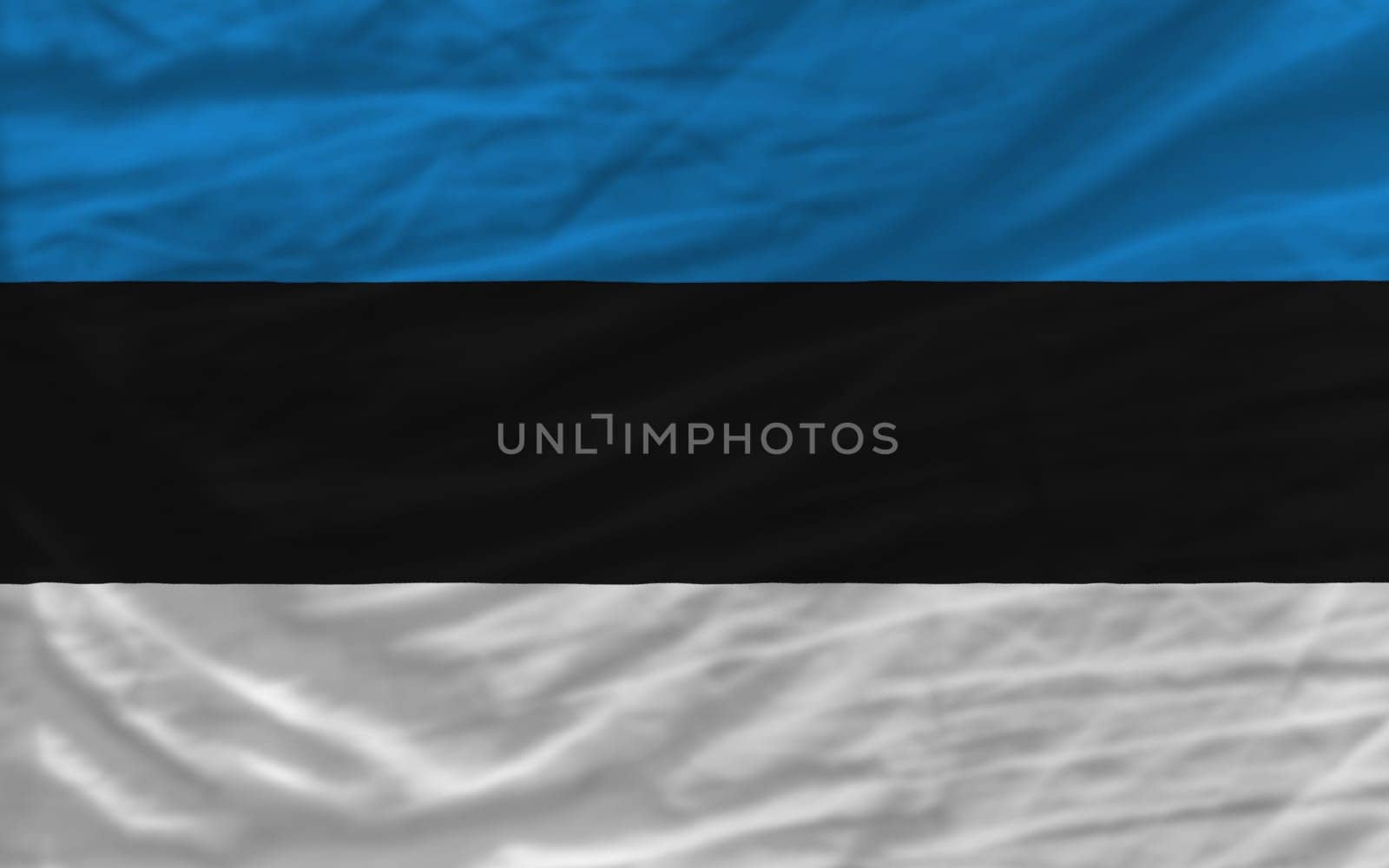 complete national flag of estonia covers whole frame, waved, crunched and very natural looking. It is perfect for background