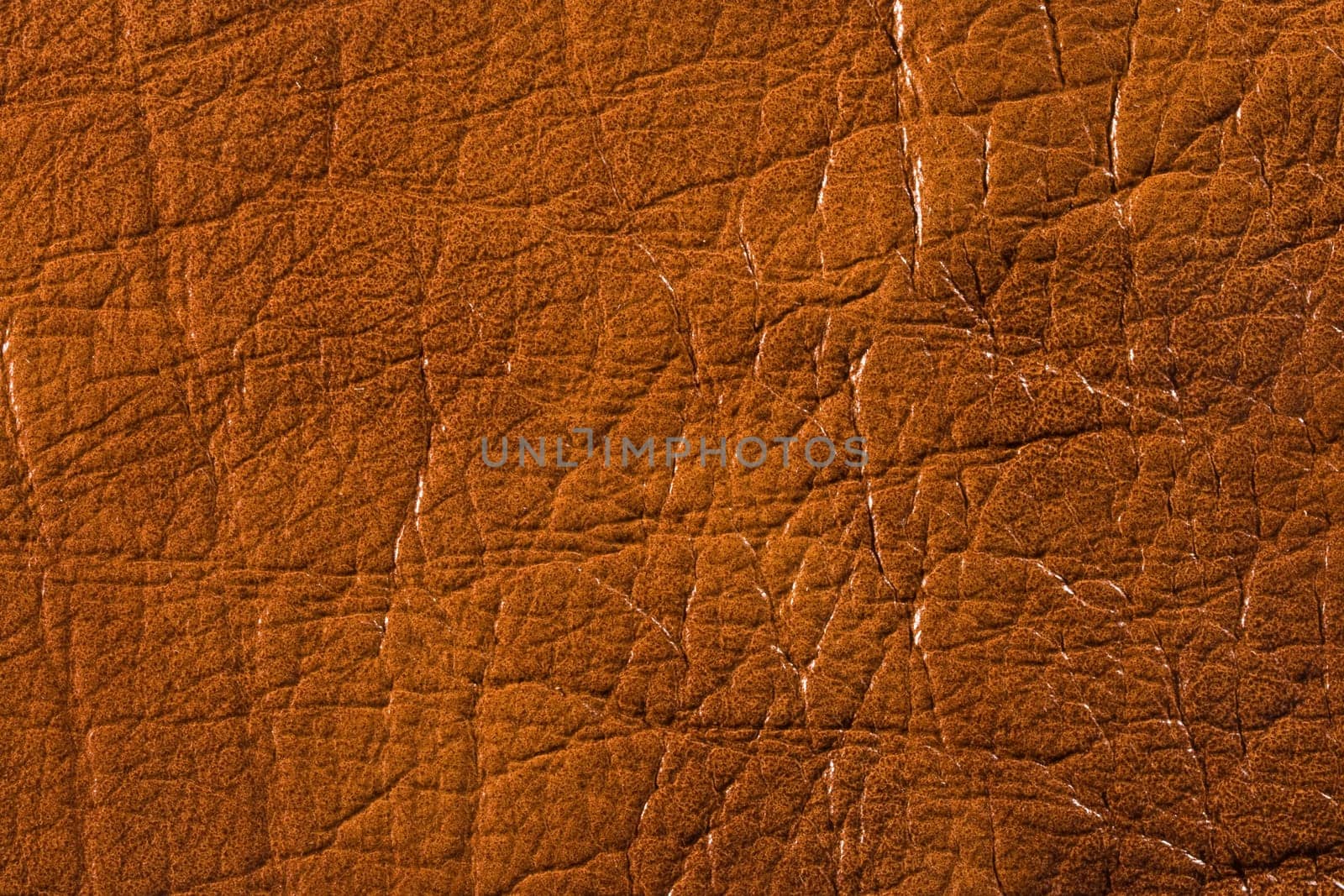 Natural qualitative brown leather texture. Close up.
