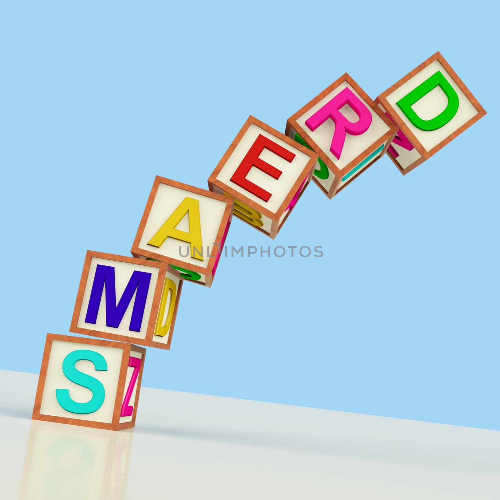 Dreams Blocks Showing Optimism Future And Ambitions