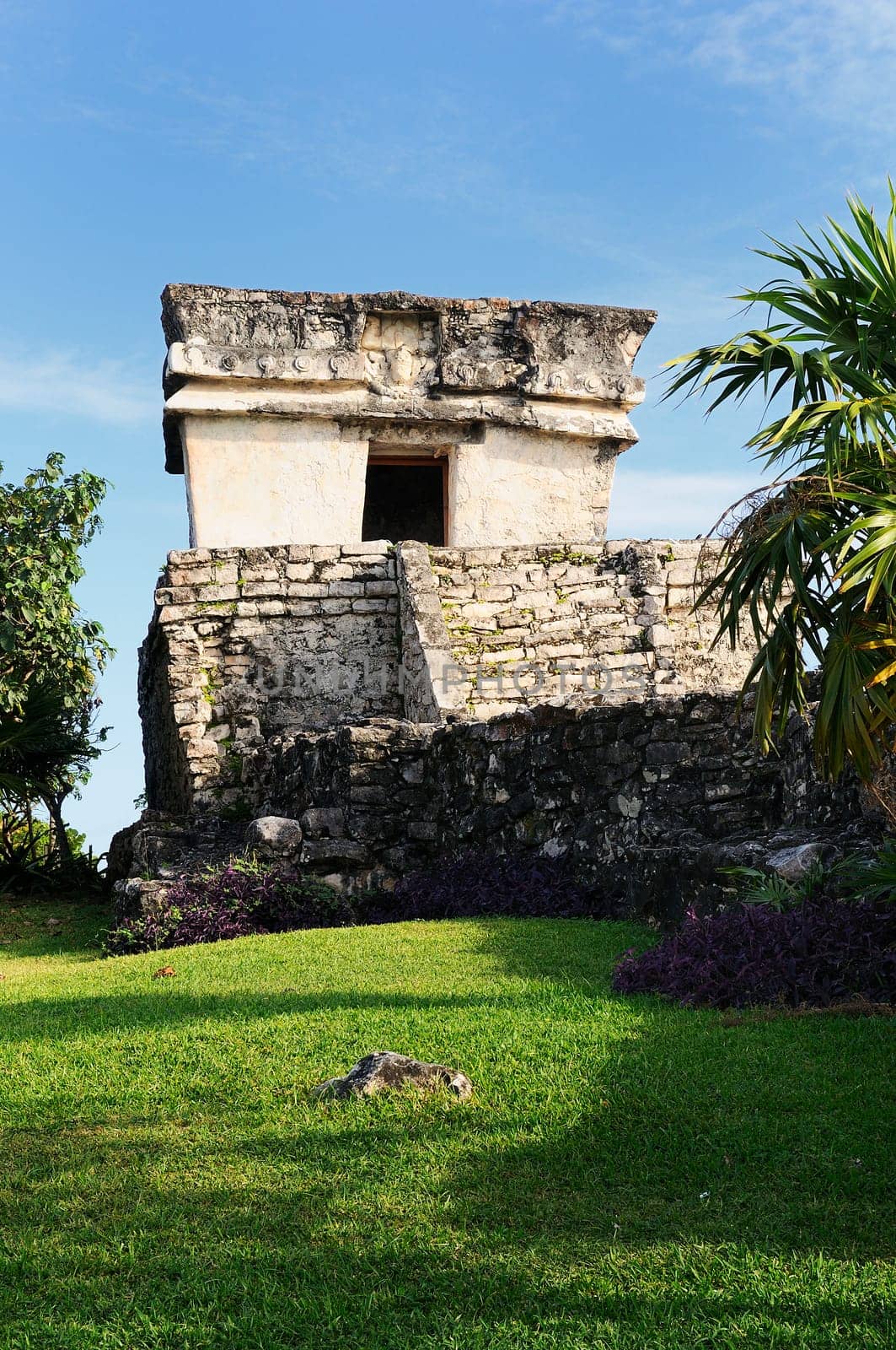 Photo of the Mayan ruins in Tulum Mexico.