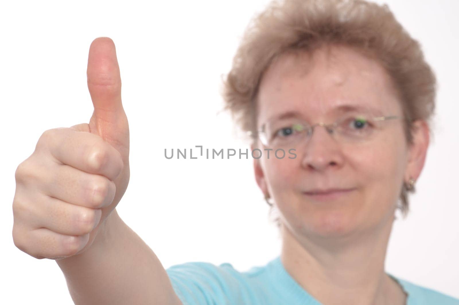 Thumbs up to motivate others