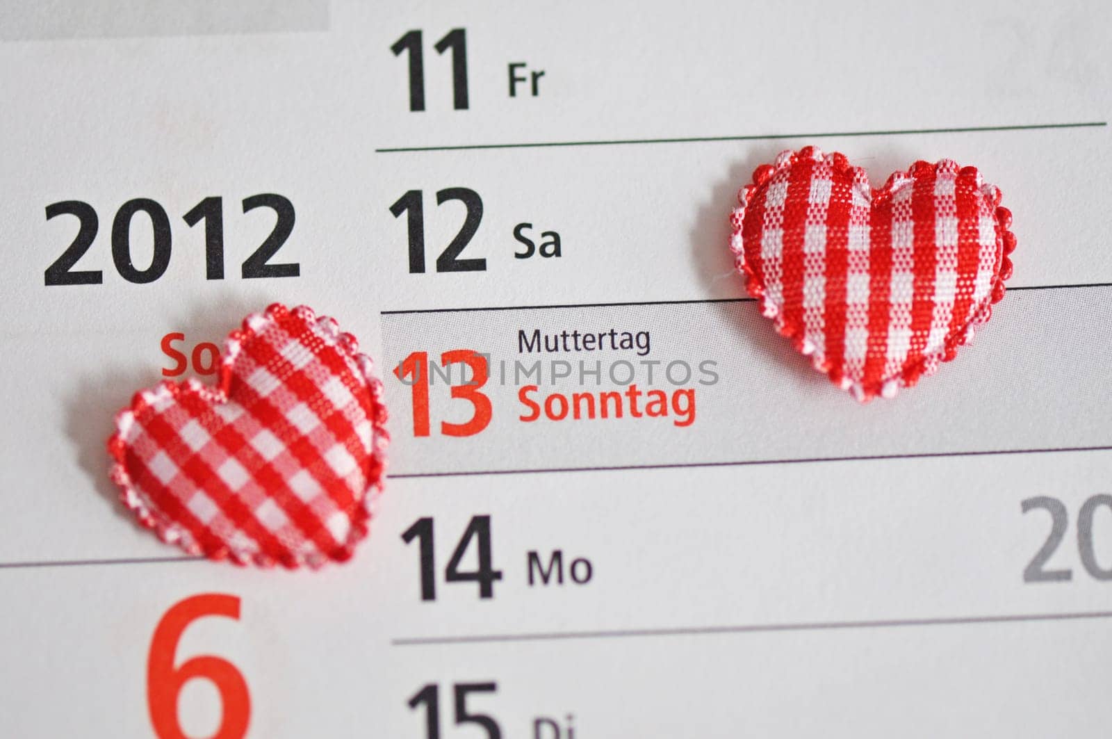 Mother's Day in the calendar
