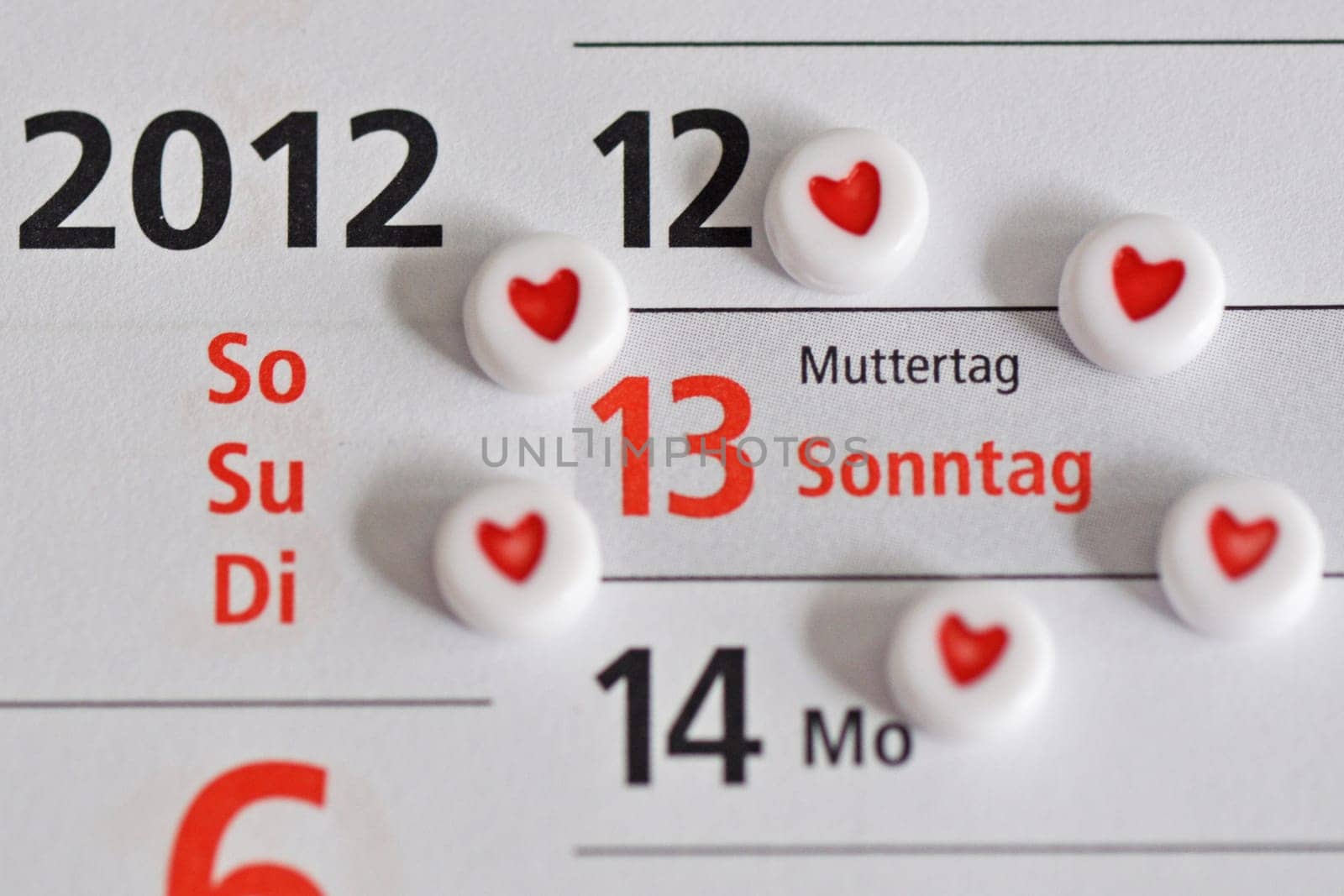 Mother's Day in the calendar