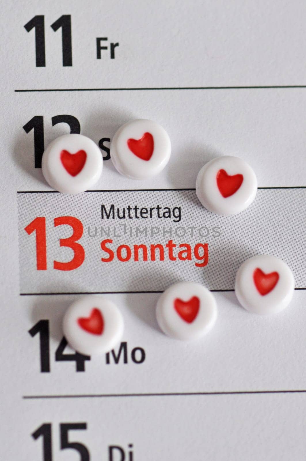 Mother's Day in the calendar