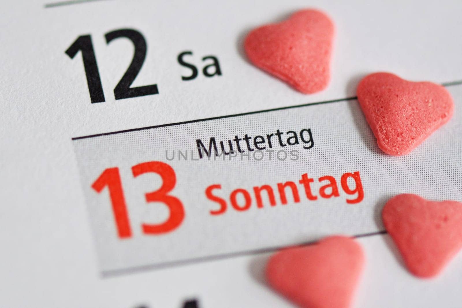Mother's Day in the calendar