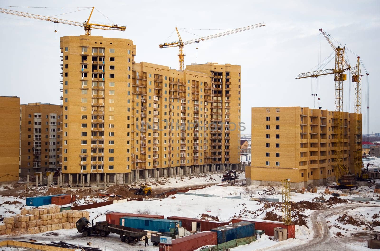 New urban district. Astana, capital of Kazakhstan Republic.