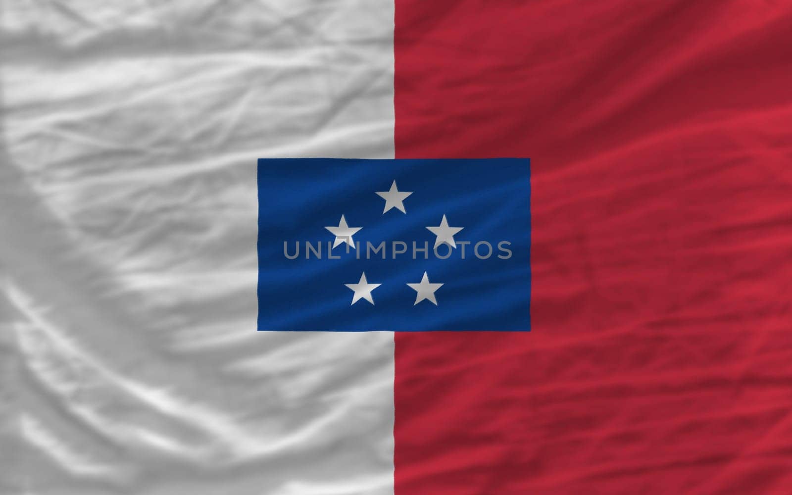 complete national flag of  franceville covers whole frame, waved, crunched and very natural looking. It is perfect for background