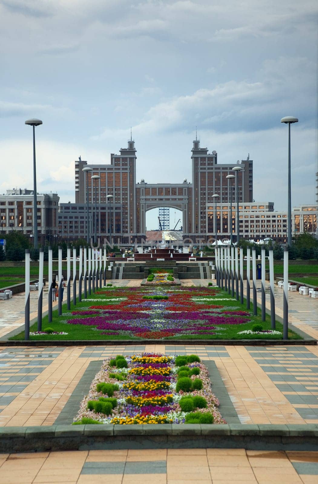 City landscape. Astana, capital of Kazakhstan Republic, july 2008