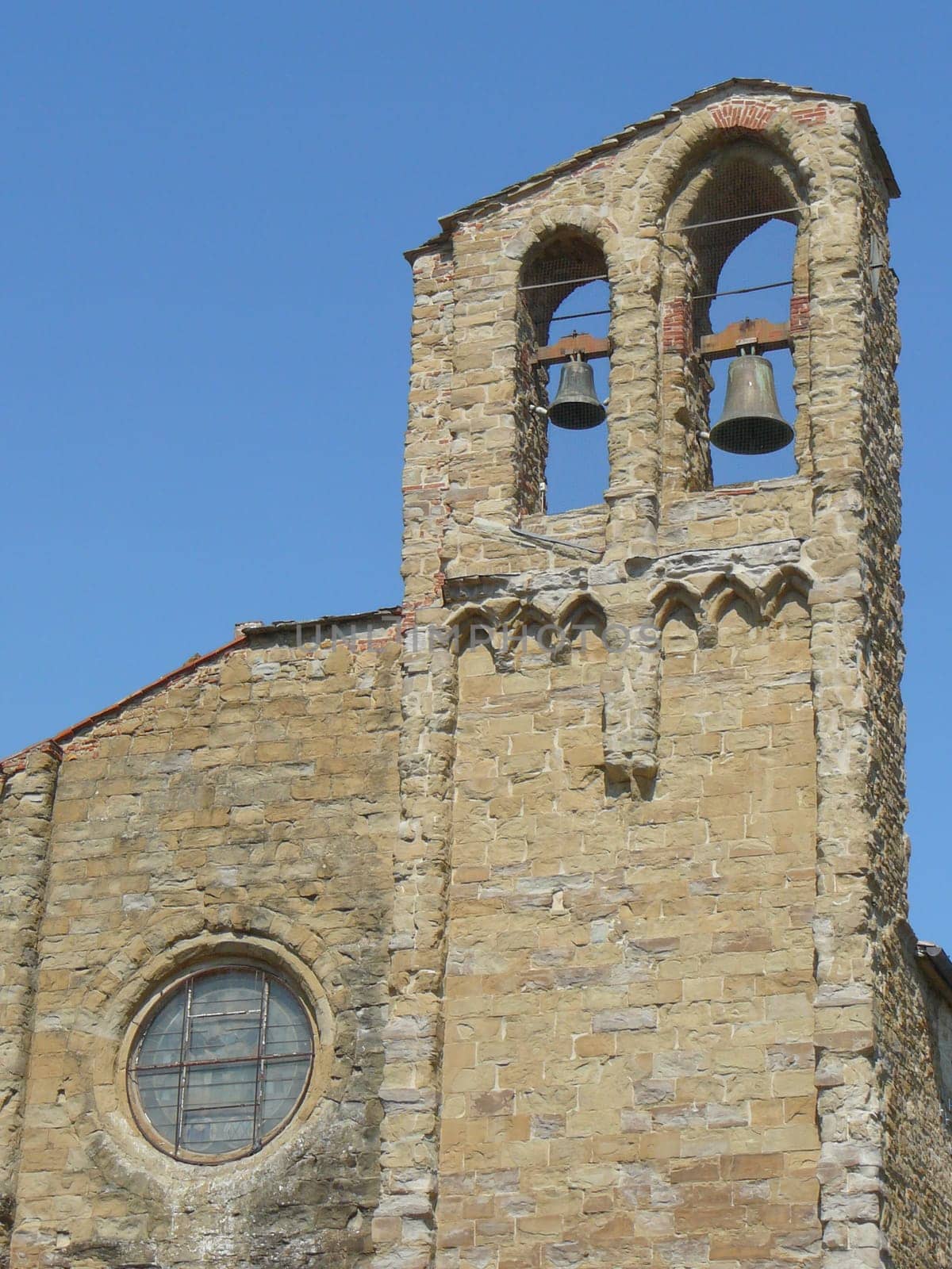 View of the Town of Arezzo in Tuscany, Italy