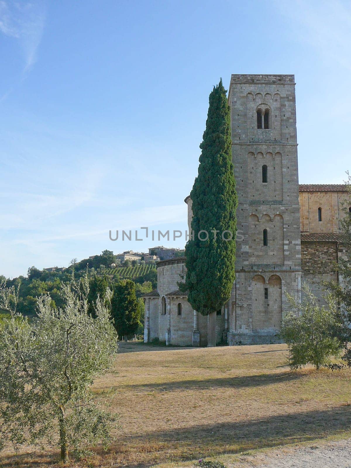 St Antimo Abbey (Abbazia di Sant Antimo), Tuscany, Italy