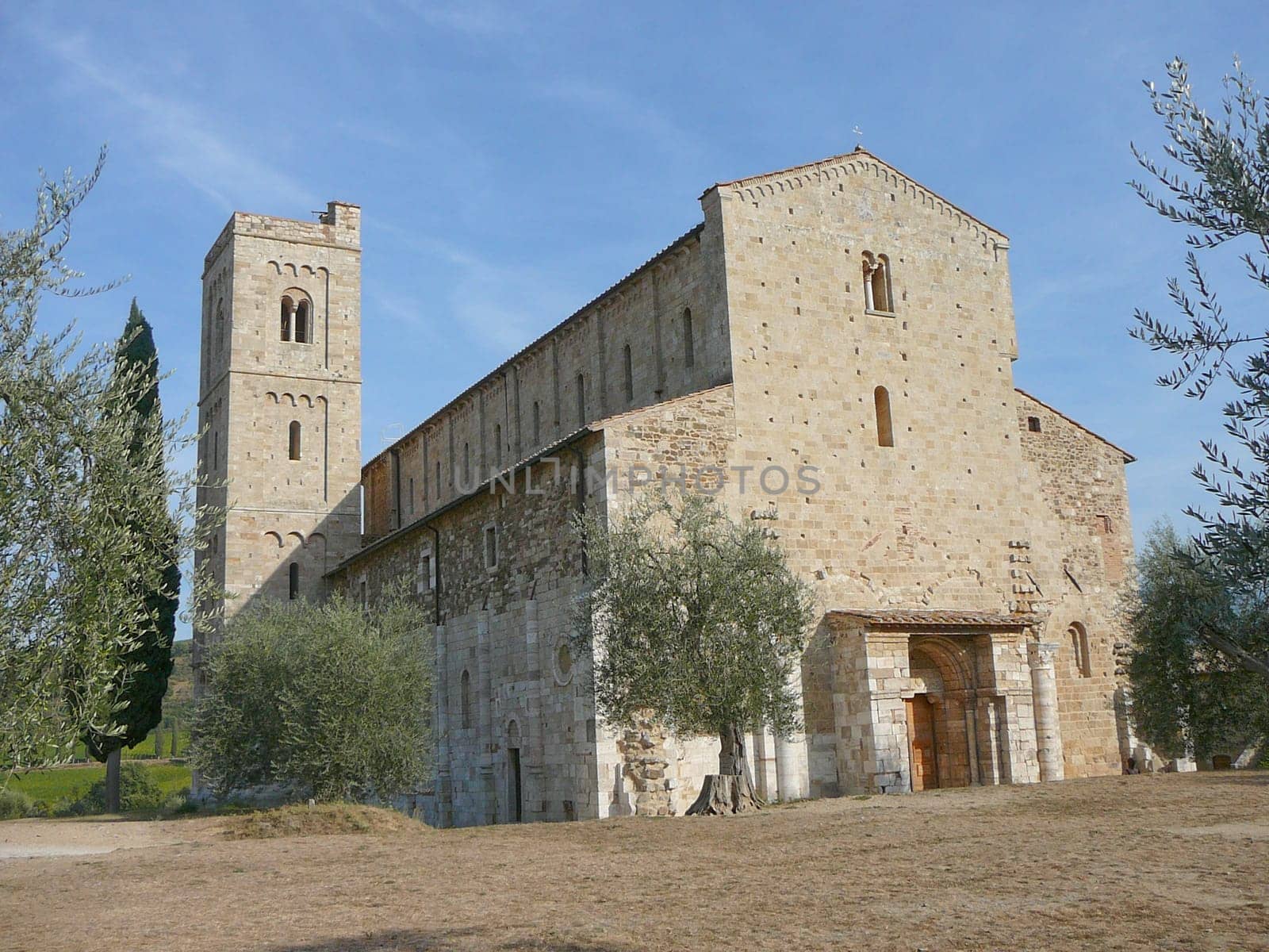 St Antimo Abbey (Abbazia di Sant Antimo), Tuscany, Italy