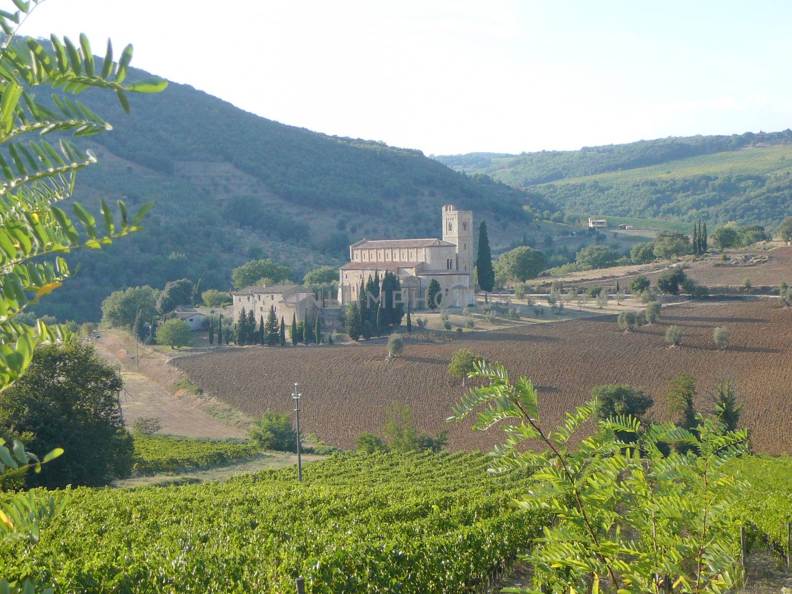 St Antimo Abbey (Abbazia di Sant Antimo), Tuscany, Italy
