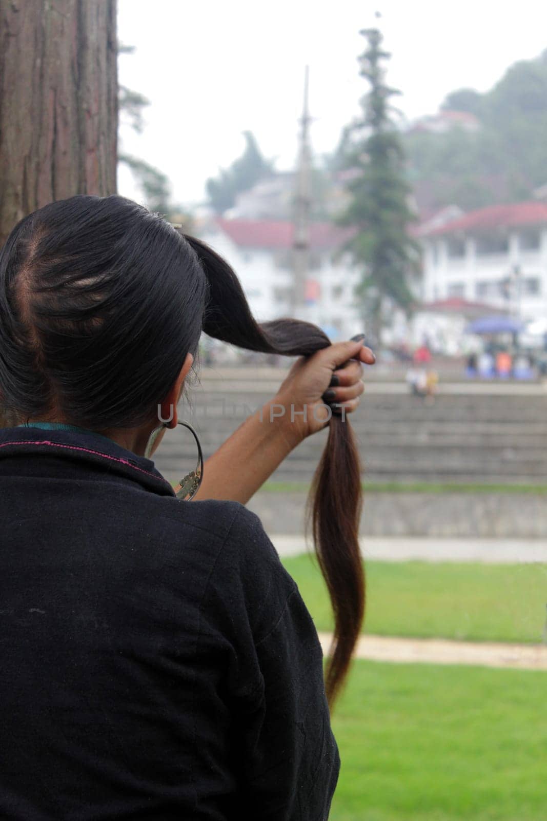 Black Hmong Tribe woman