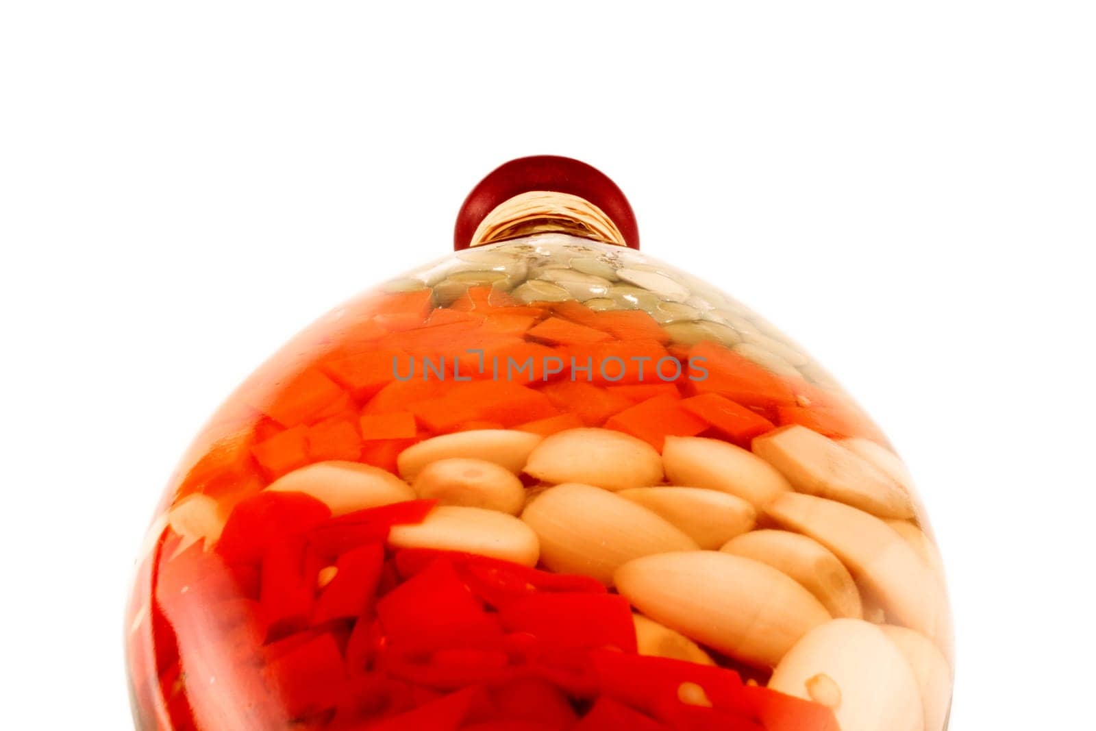 Set of tinned vegetables on a white background