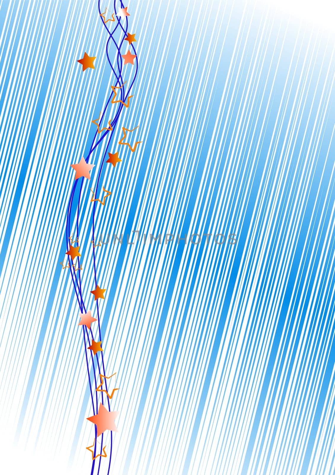 Bright colour background with waves and lines