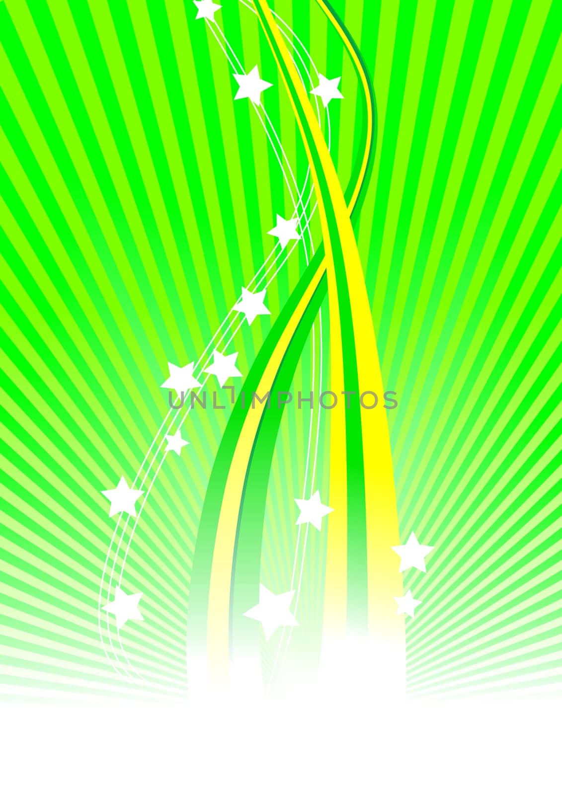 Bright colour background with waves and lines