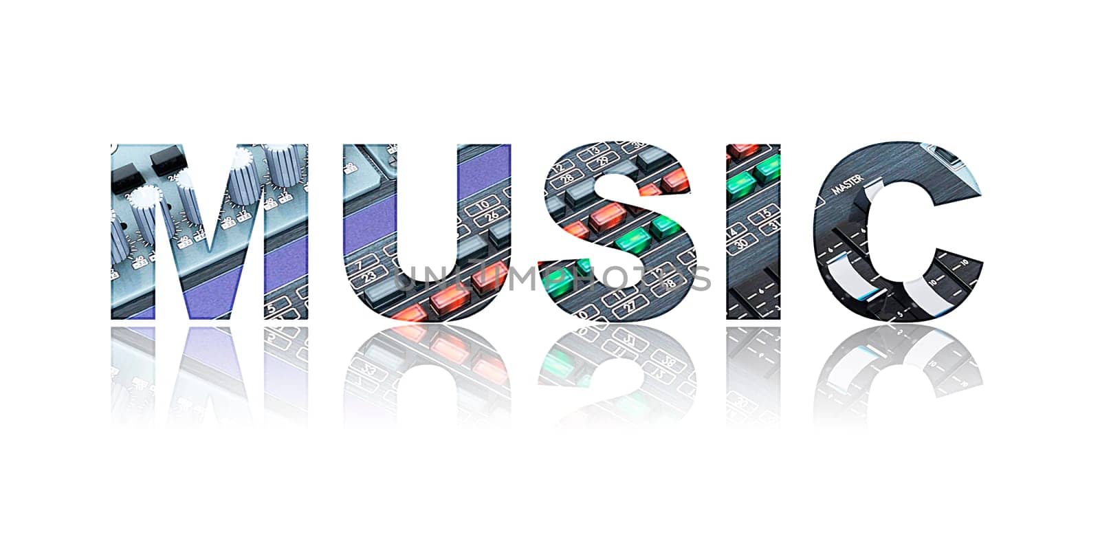 Music Text Concept