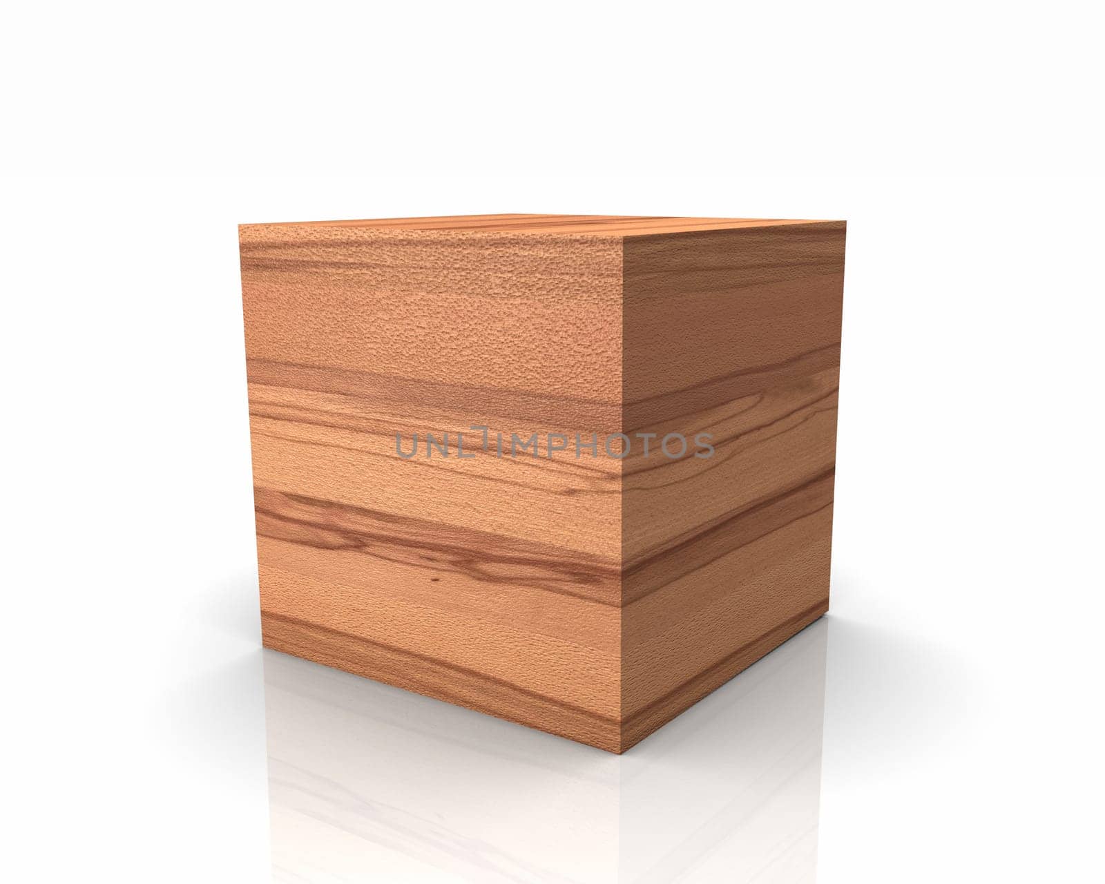 Wooden cubes with straight edges - beech core