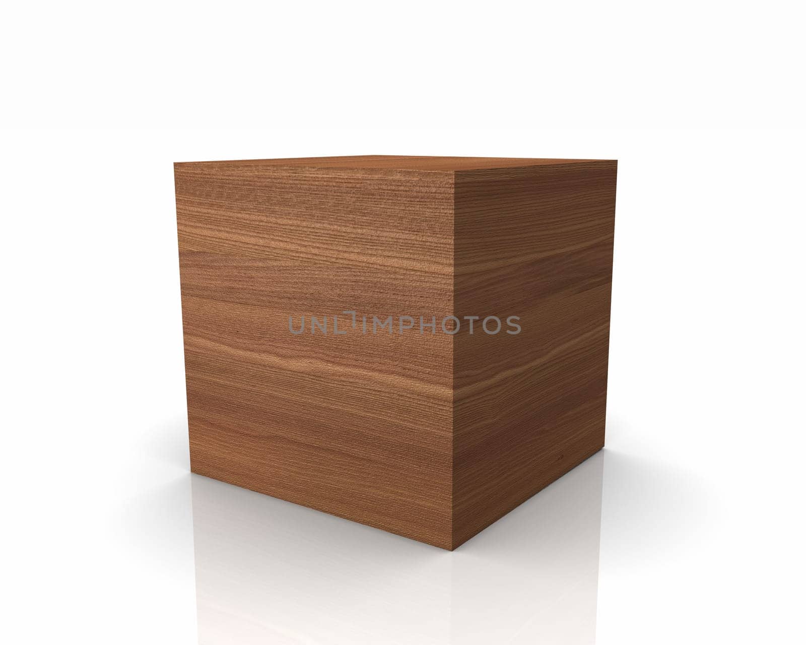 Wooden cubes with straight edges - Larch European