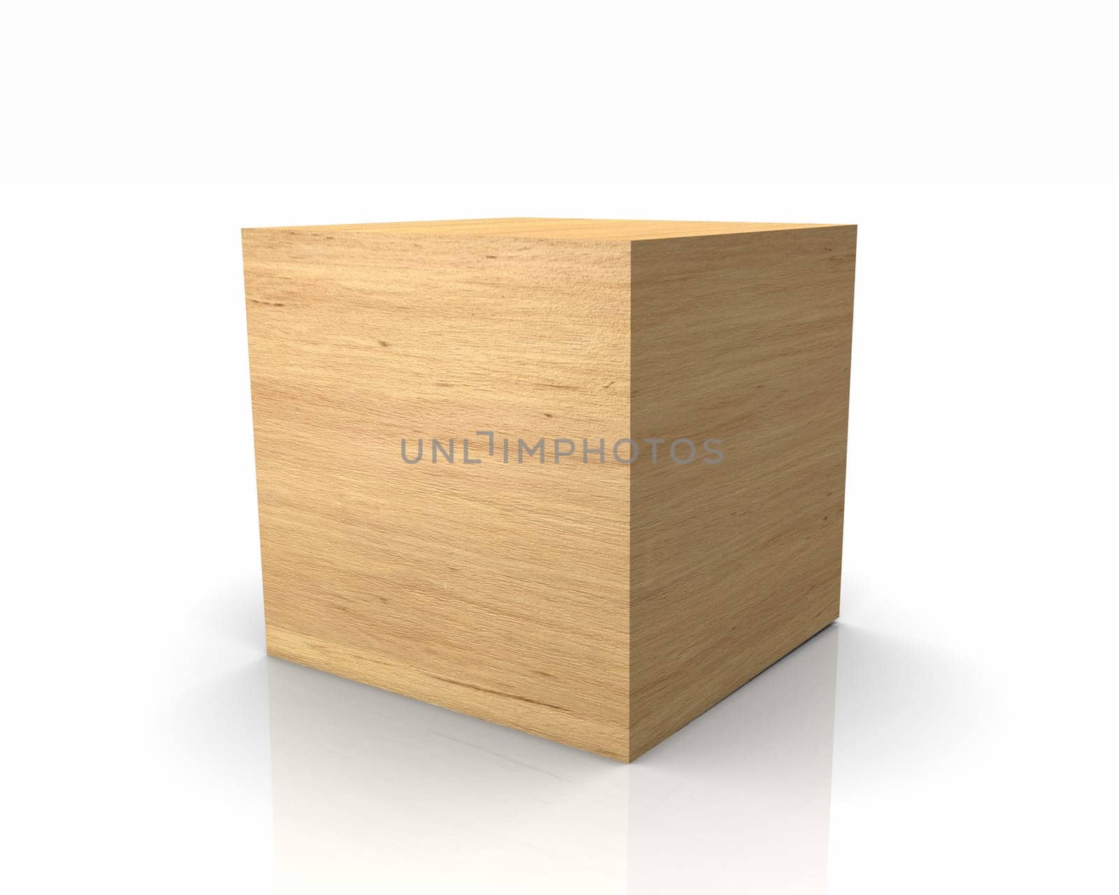 Wooden cubes with straight edges - Hornbeam European