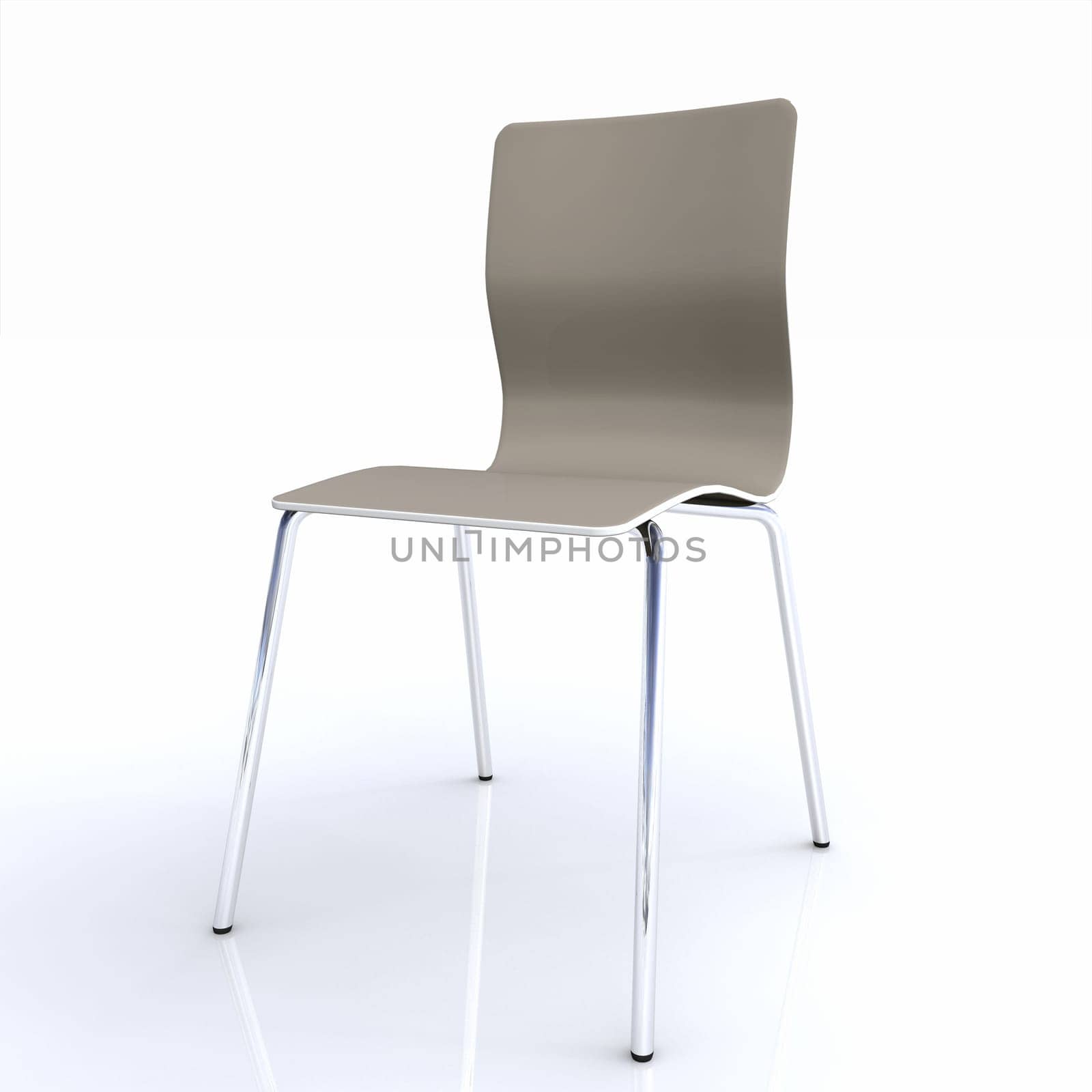 Visitor Chair - Silver Grey