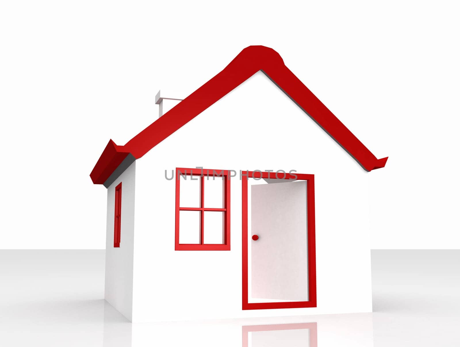 Small Home red white