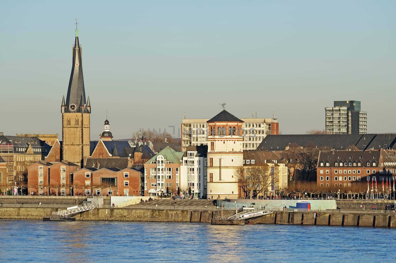 View of Dusseldorf in Germany