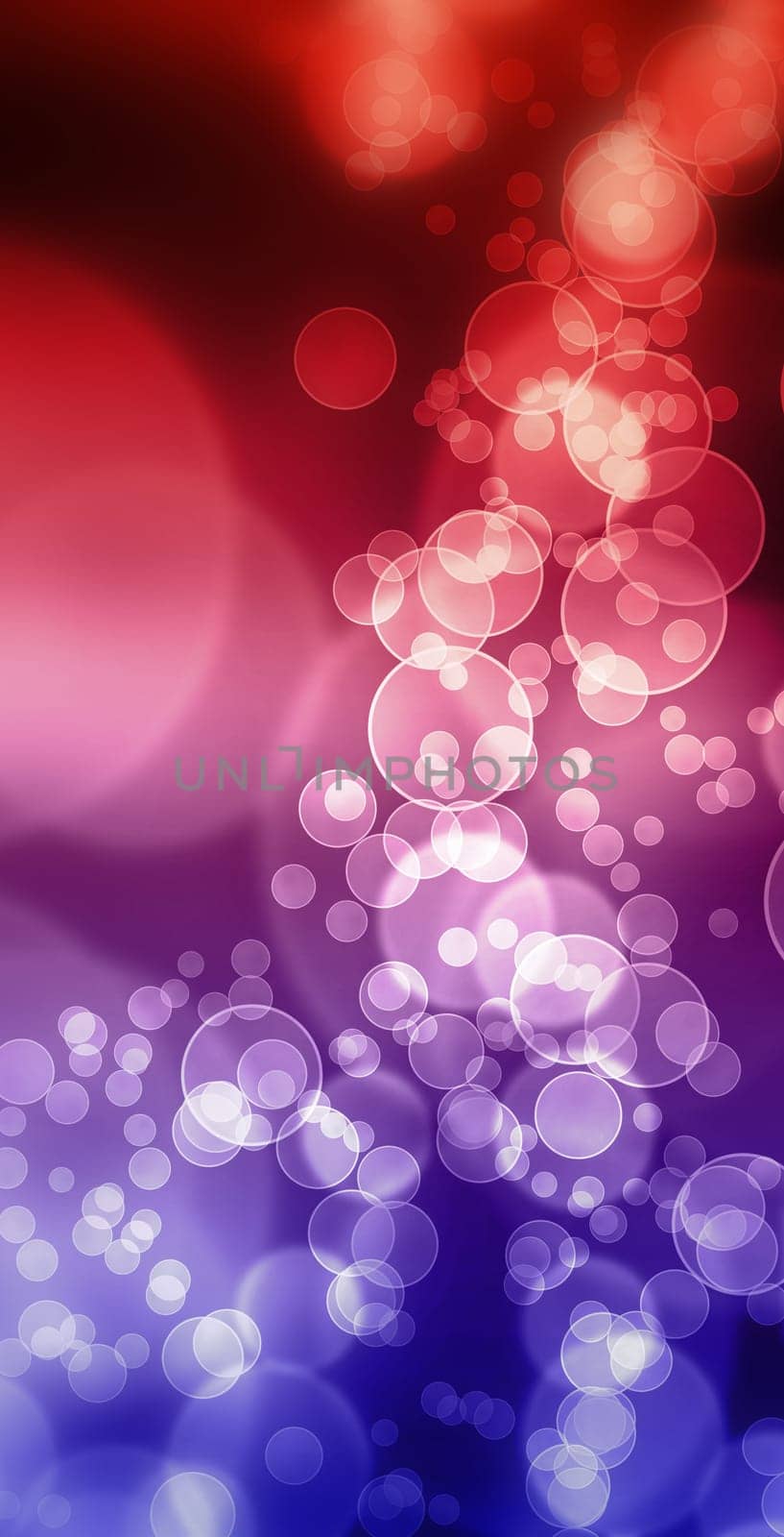 Bubbles - Gradient Blue Red
