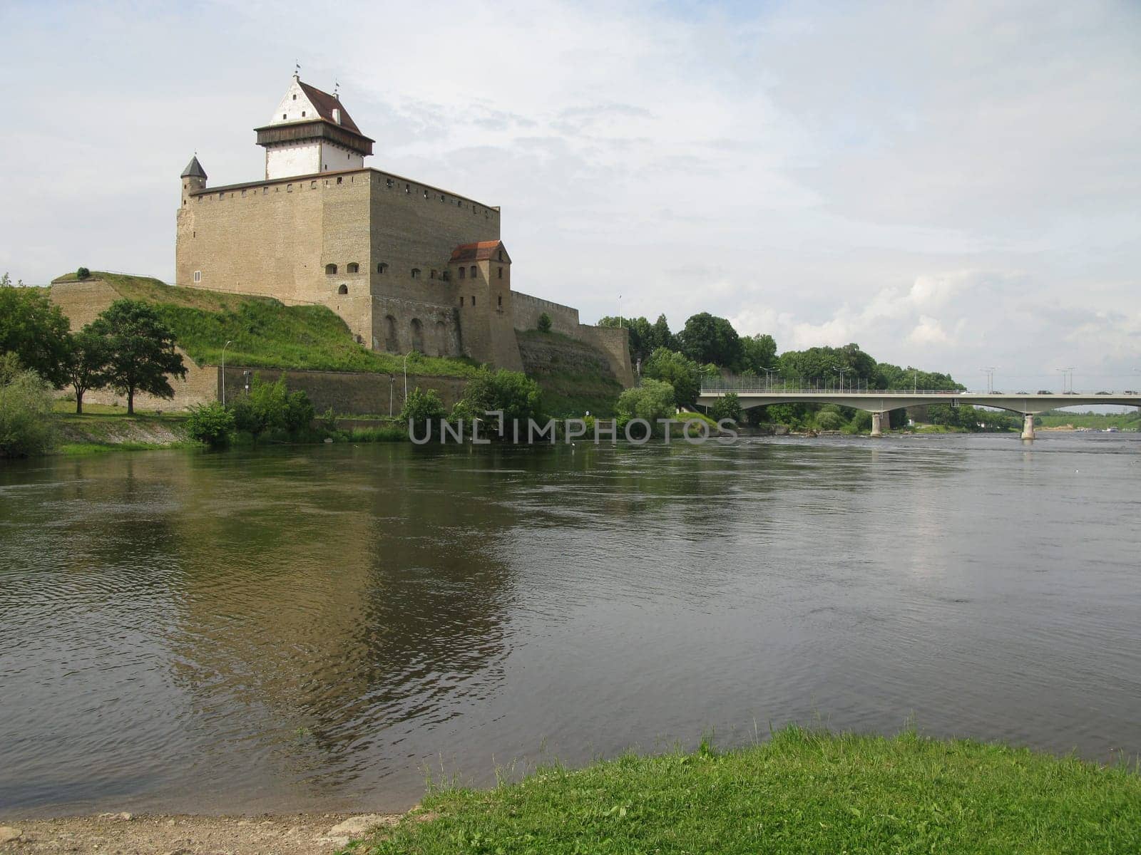 Narva castle Estonia Ivangorod Russia