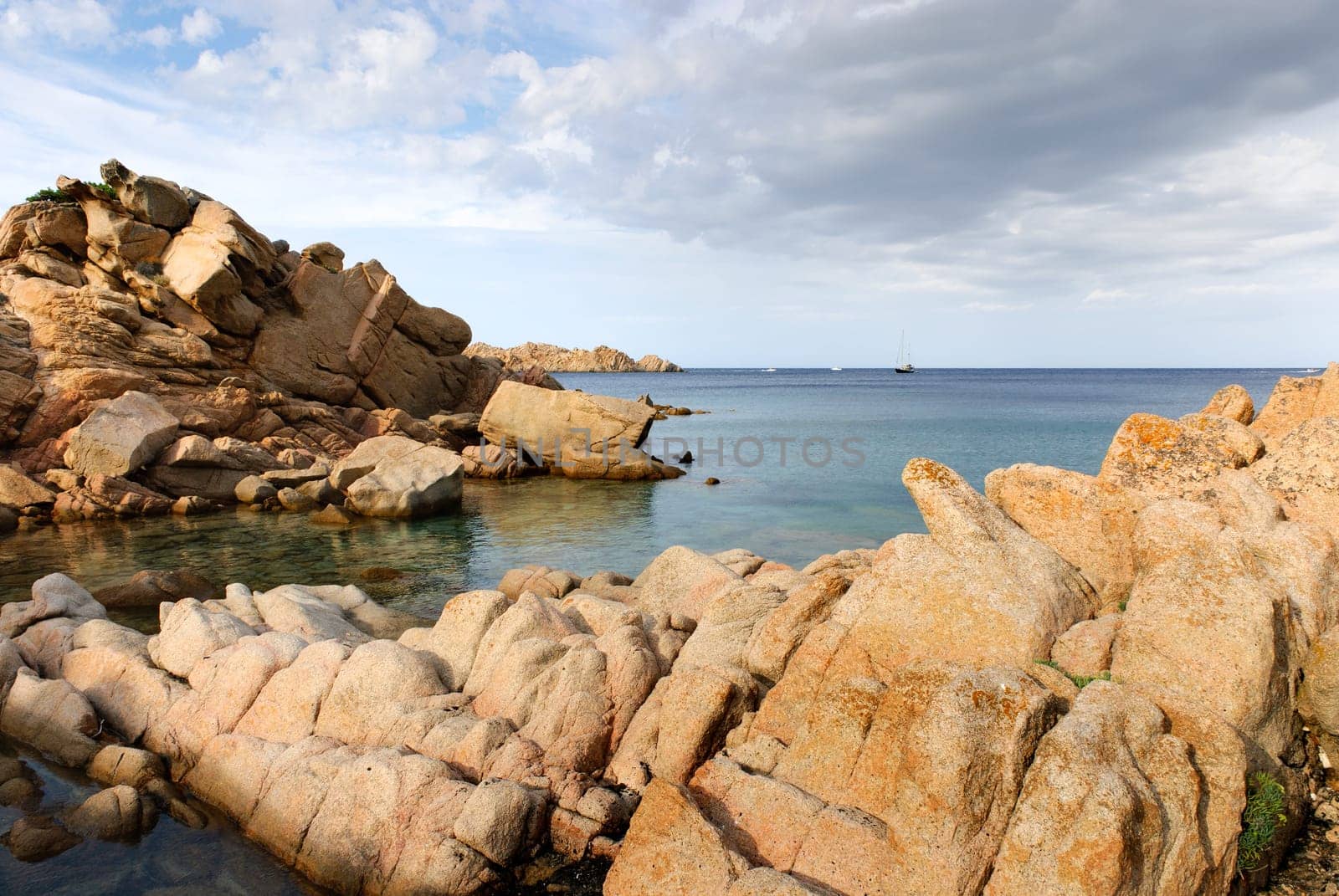 pink granite porto Massimo in La Maddalena island