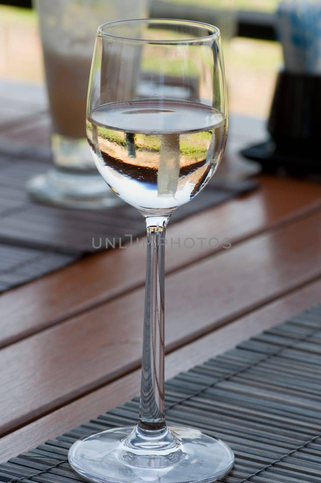 glass of white wine