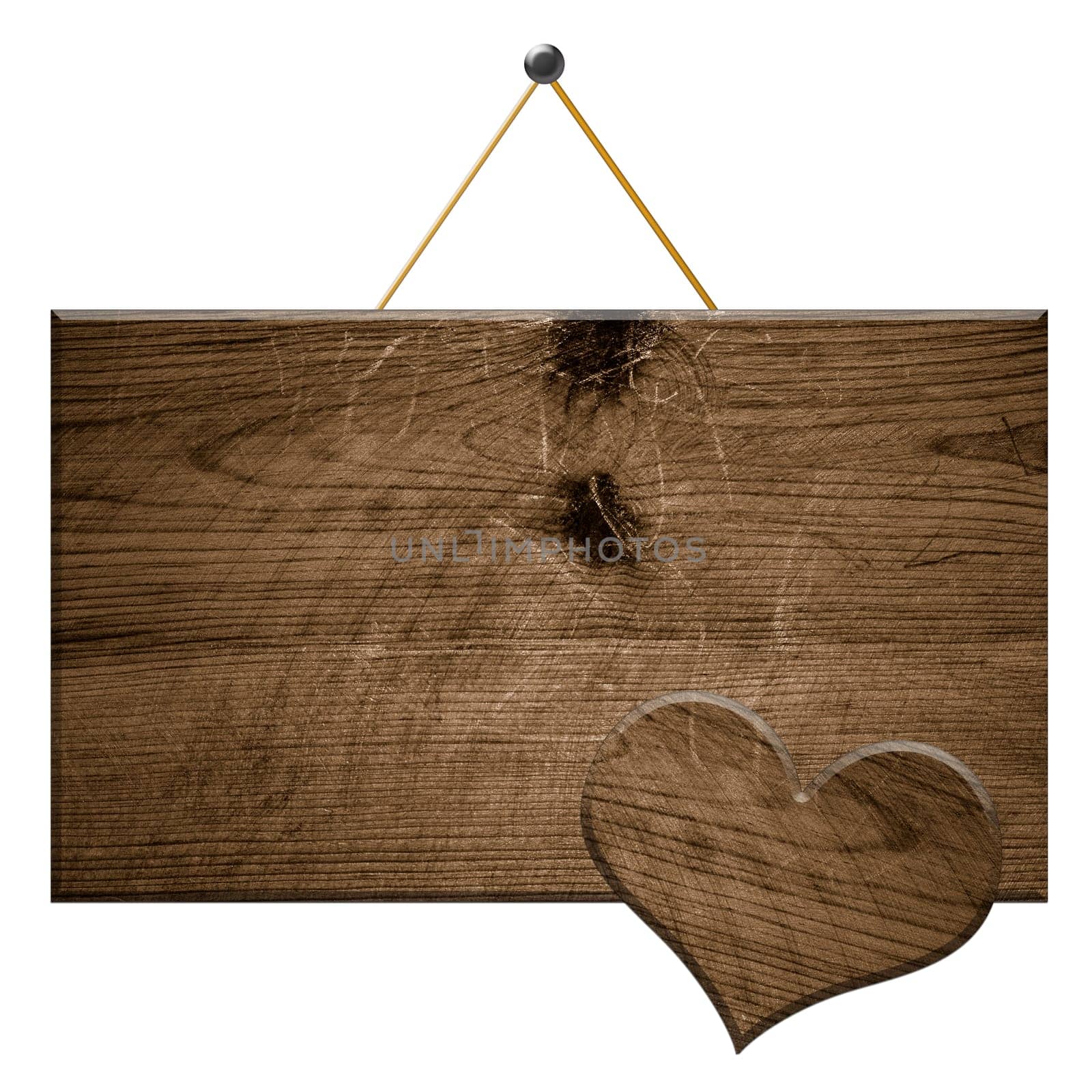 Old Wood Sign Chalkboard Board