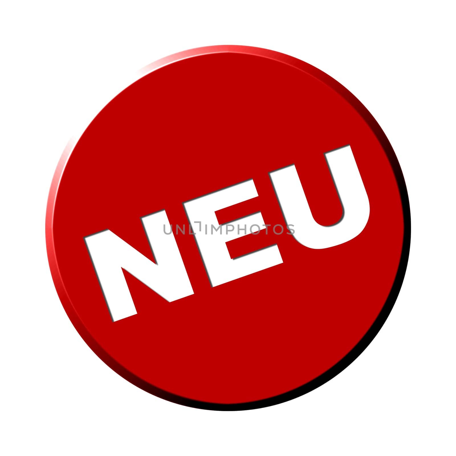 Button red - New