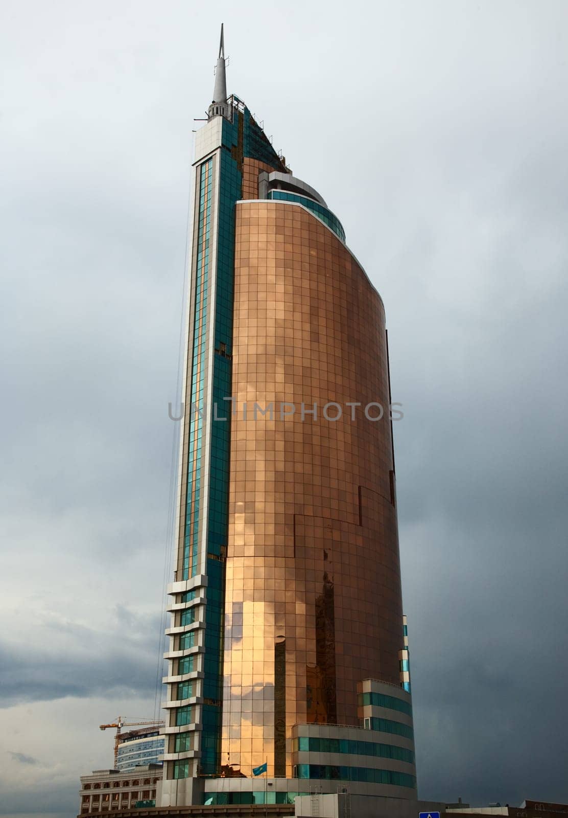 Modern office building. Astana, Kazakhstan, july 2008