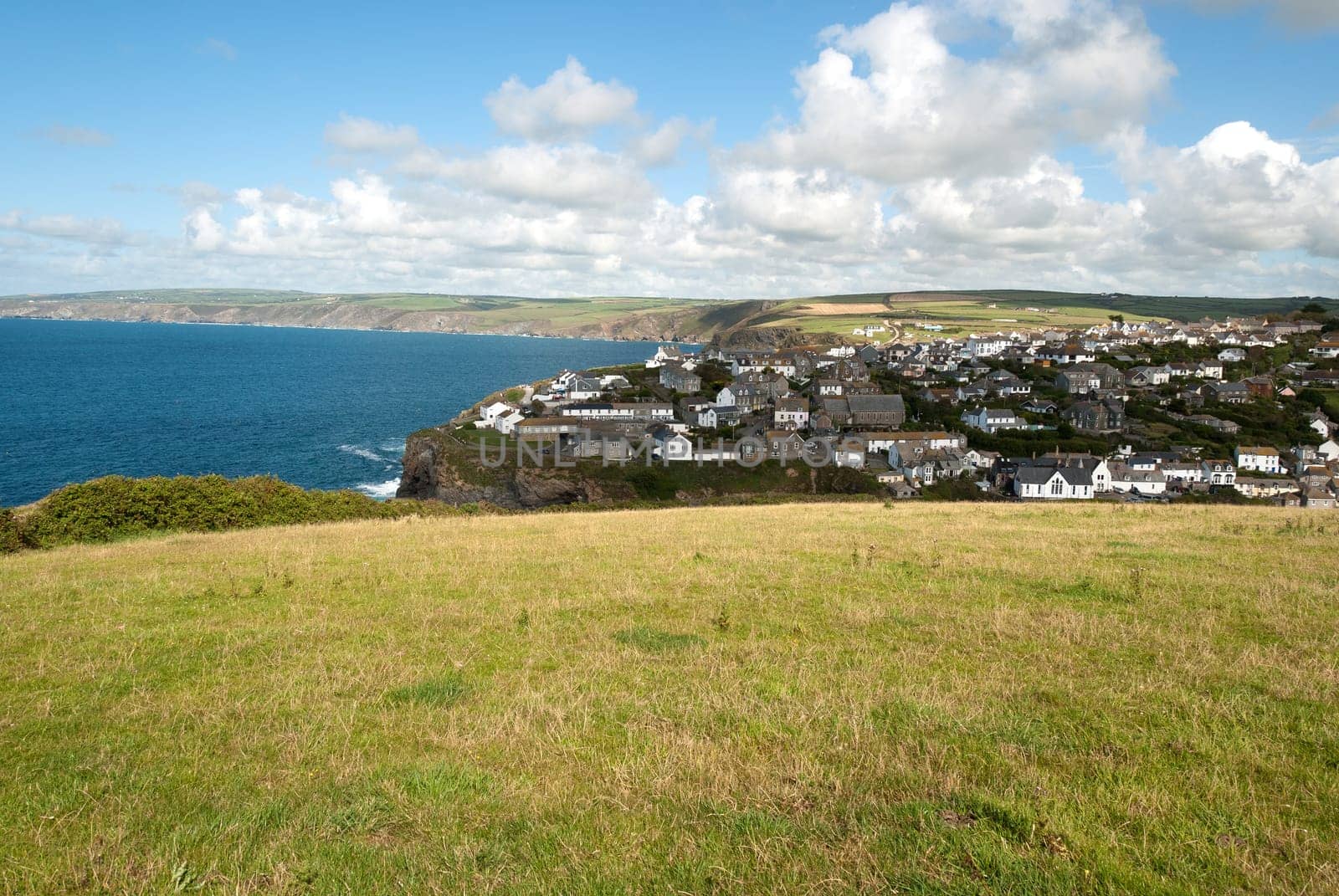 view of the village of Port Isaac in Cornwall