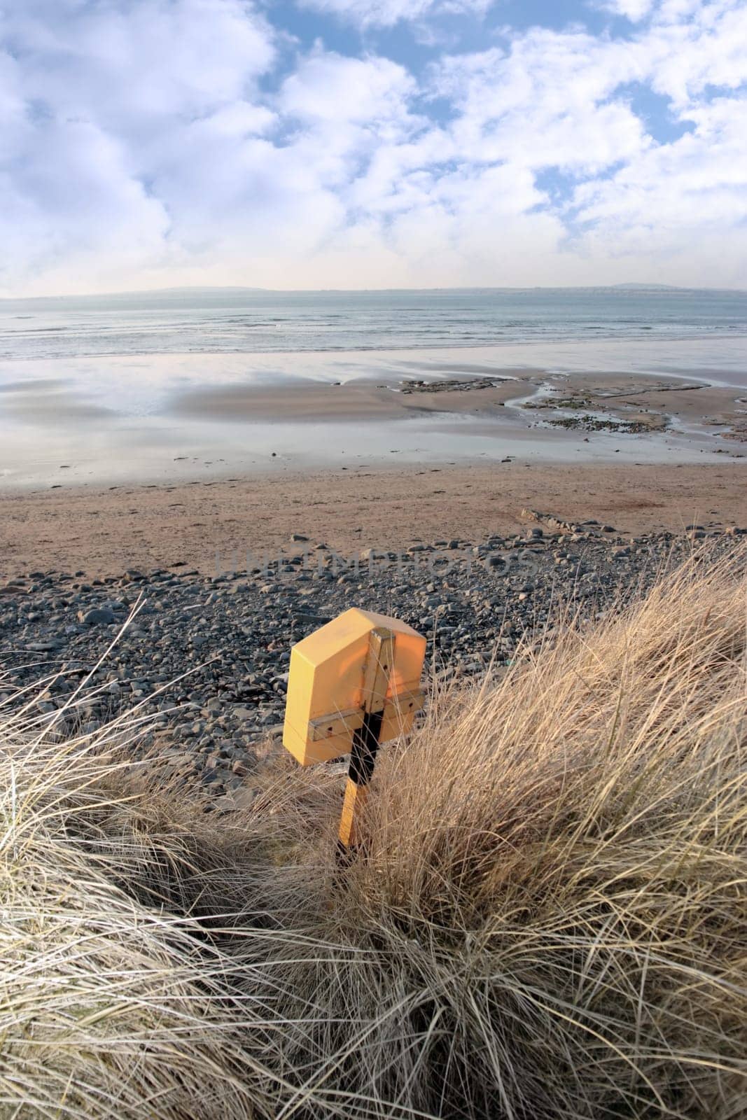 a lifebuoy on the beach in beale county kerry ireland