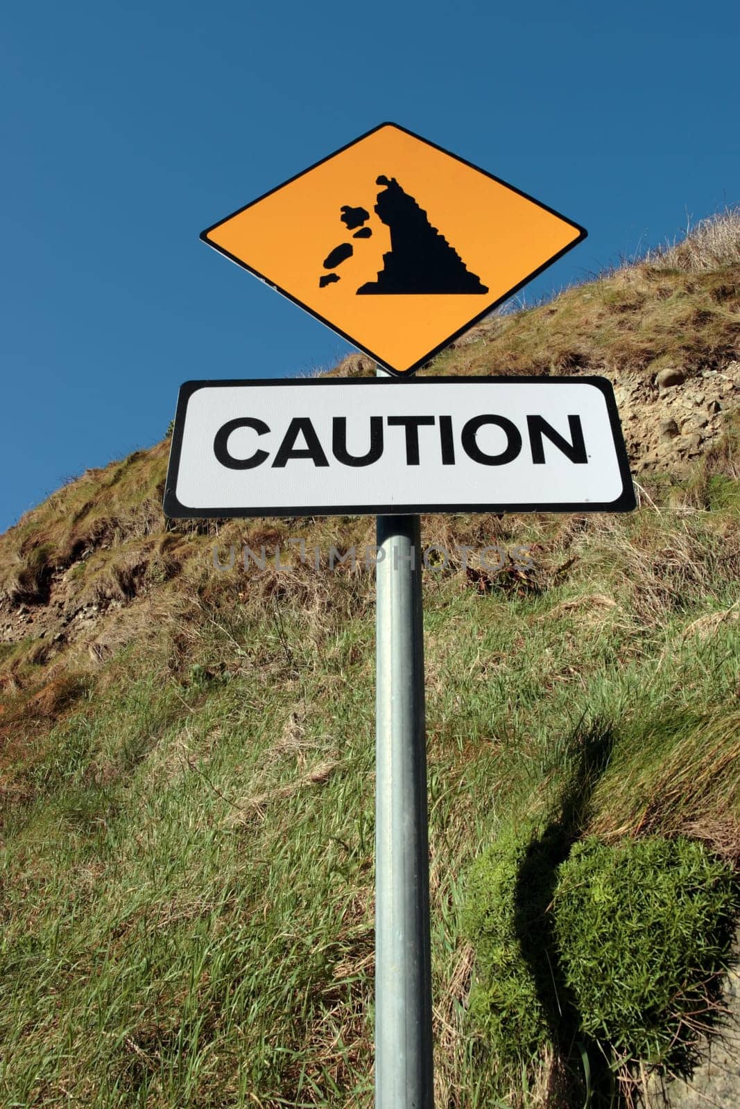 a landslide sign in county kerry ireland