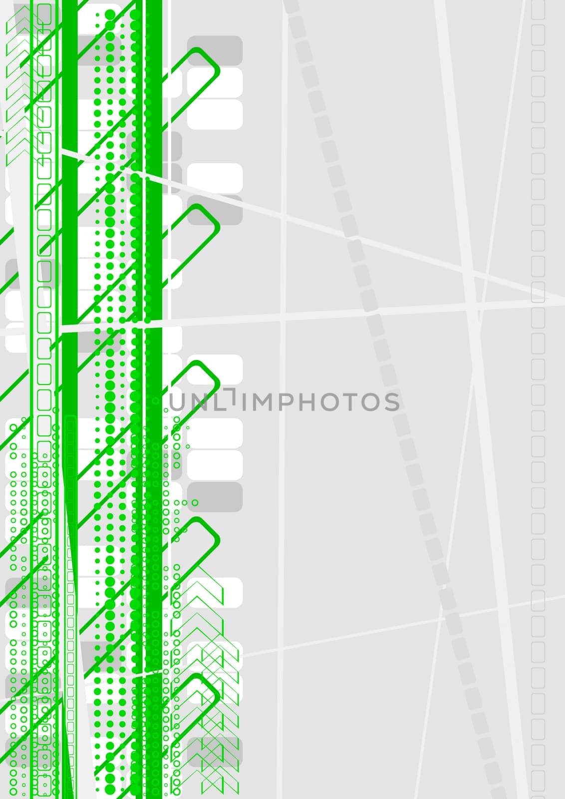 Bright background for your design with different elements