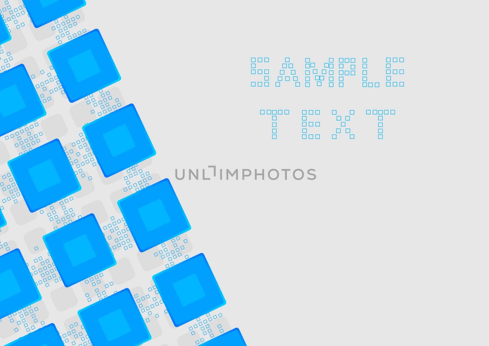 Bright background with squares for your design