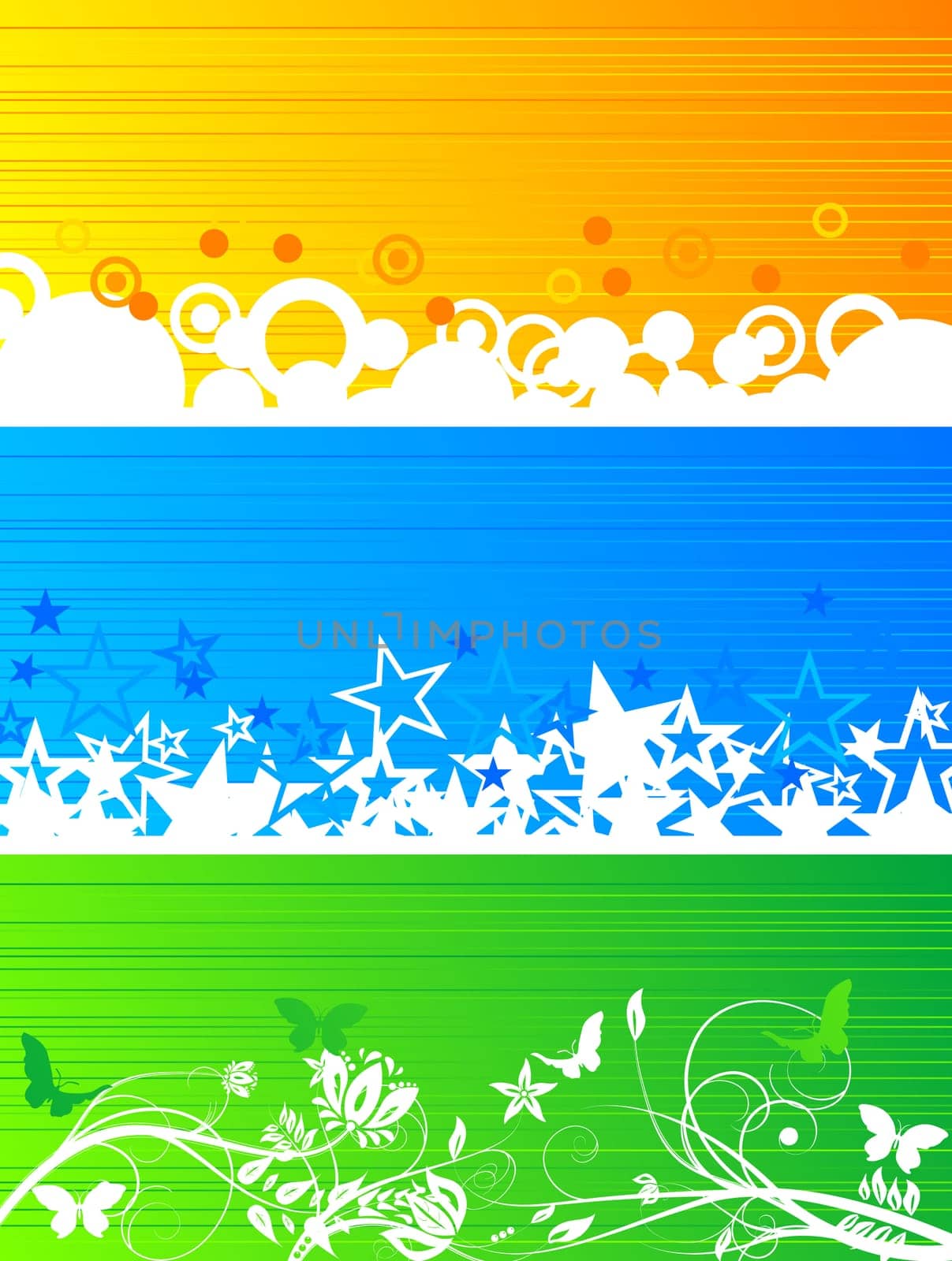 Set of abstract vector banners