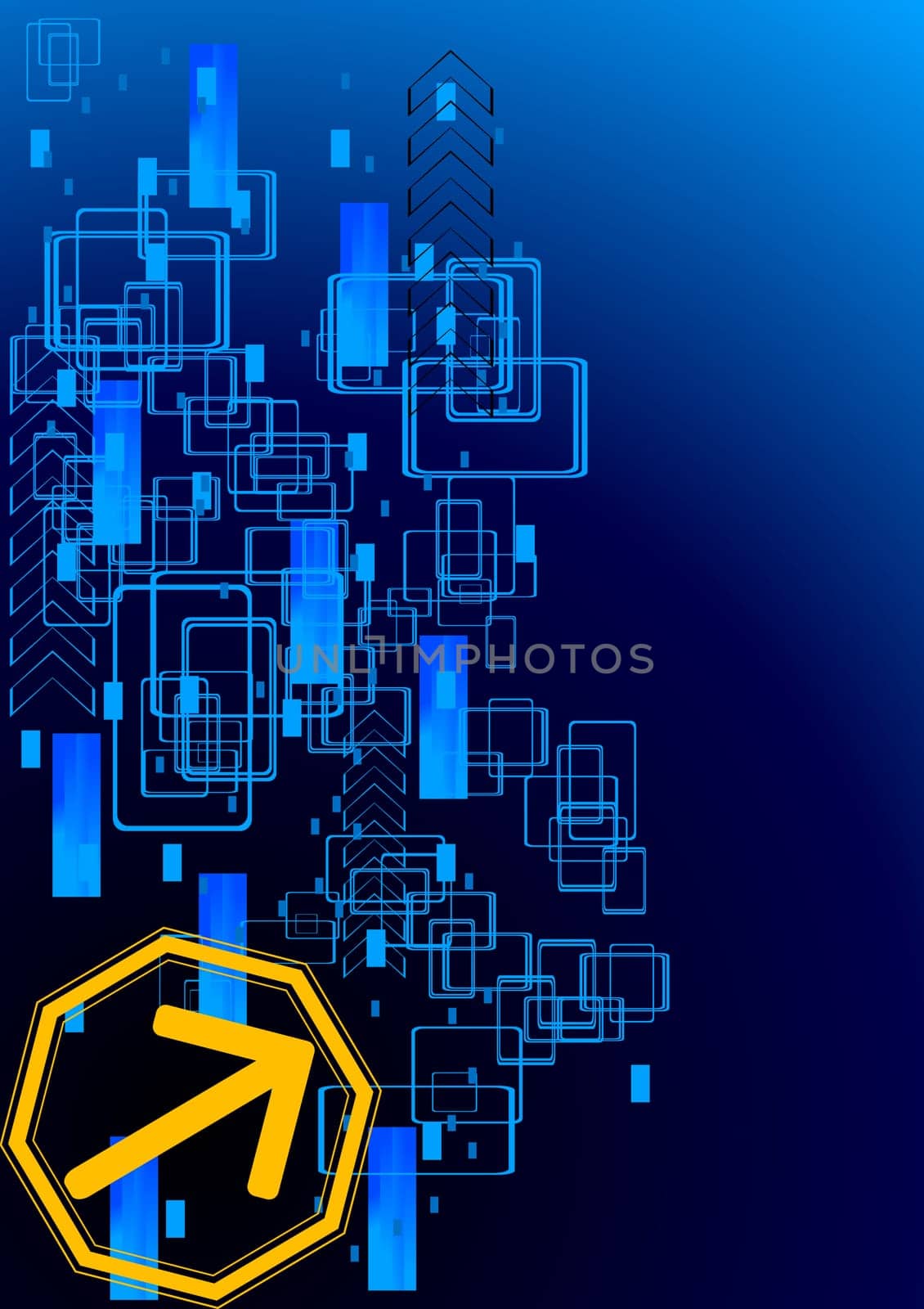 Dark background for your design with big arrow