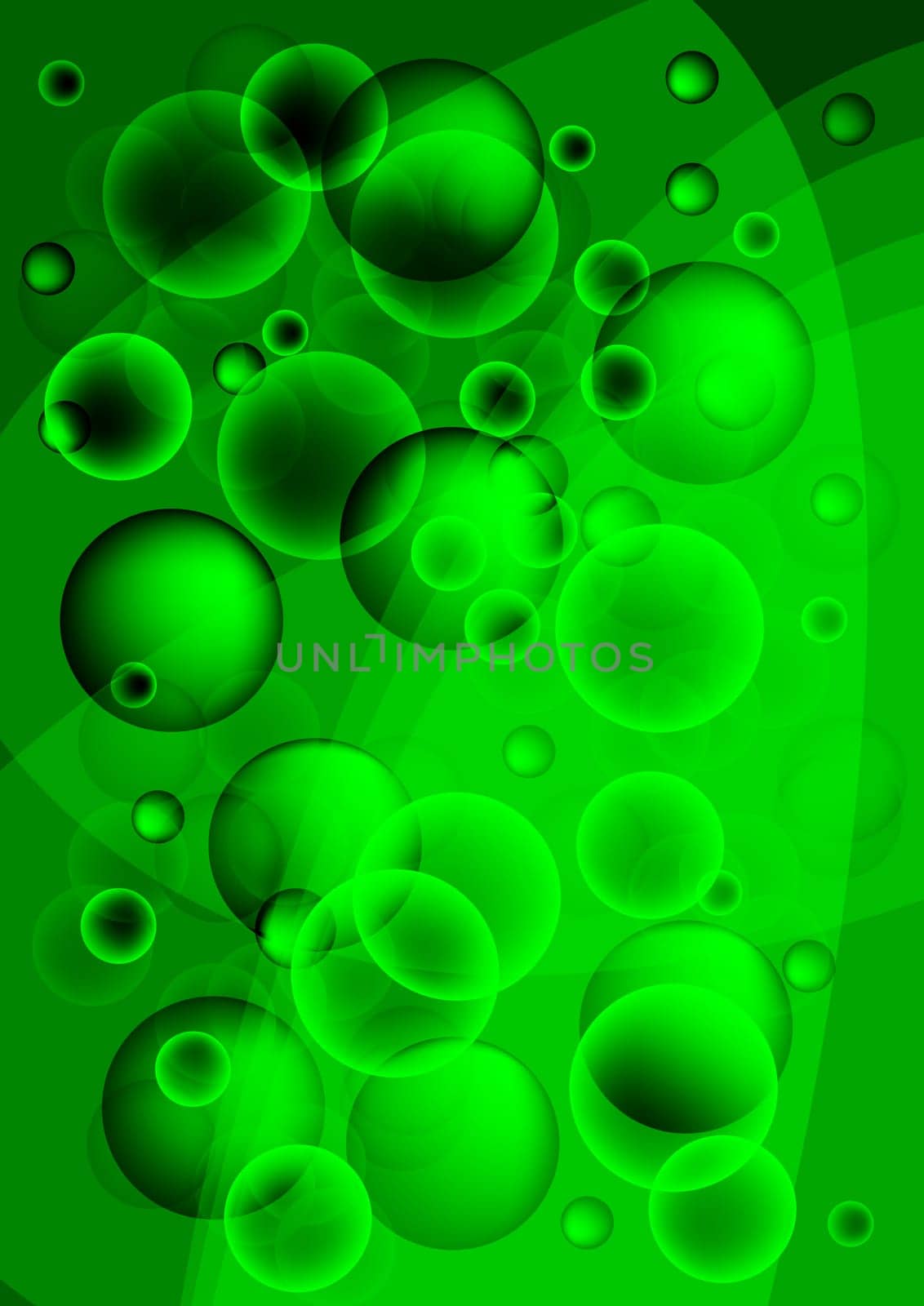 Bright abstract background with bubbles (eps 10)